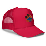 Foam Trucker Hat "Miami Beach" Design