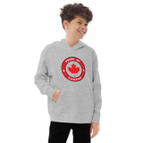 Kids Fleece Hoodie "Pride Of Canada" Design