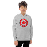 Kids Fleece Hoodie "Pride Of Canada" Design