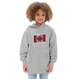 Kids Fleece Hoodie "Pride Of Canada" Design