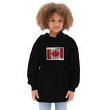 Kids Fleece Hoodie "Pride Of Canada" Design