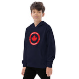 Kids Fleece Hoodie "Pride Of Canada" Design