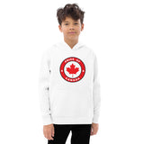 Kids Fleece Hoodie "Pride Of Canada" Design