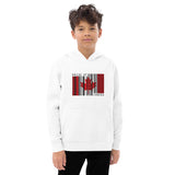 Kids Fleece Hoodie "Pride Of Canada" Design