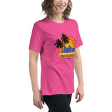 Women's Relaxed T-Shirt "Miami Beach" Design