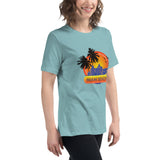 Women's Relaxed T-Shirt "Miami Beach" Design