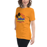 Women's Relaxed T-Shirt "Miami Beach" Design