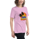 Women's Relaxed T-Shirt "Miami Beach" Design