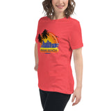 Women's Relaxed T-Shirt "Miami Beach" Design