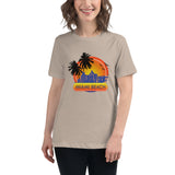 Women's Relaxed T-Shirt "Miami Beach" Design