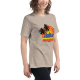 Women's Relaxed T-Shirt "Miami Beach" Design