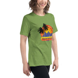 Women's Relaxed T-Shirt "Miami Beach" Design