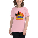 Women's Relaxed T-Shirt "Miami Beach" Design